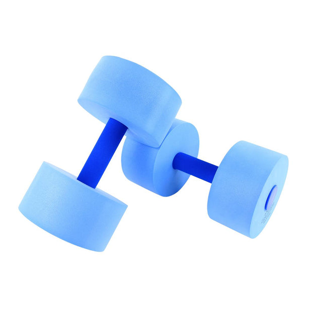 Fabrication Enterprises CanDo Hand Bar Exercisers for Aqua Therapy, Pair, Blue - MDSP204021B