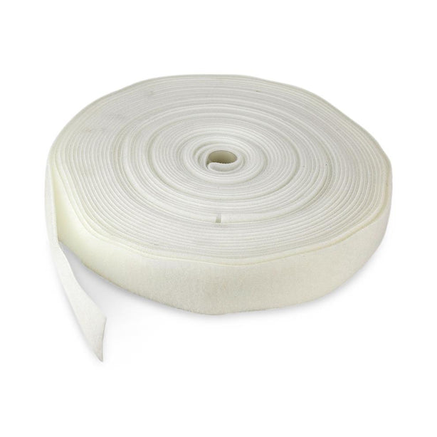 Fabrication Enterprises Two-Sided Fastener 24-7077W - 2-Sided Hook / Loop, 2" x 25 Yard, White - MDL-MDSP247077W