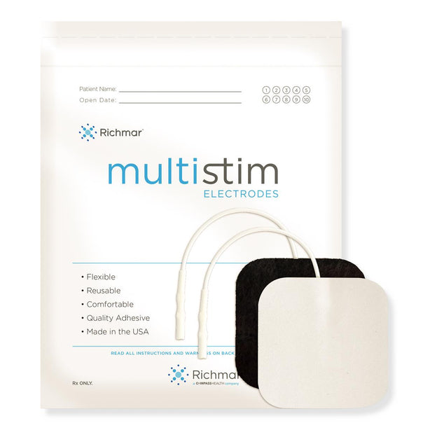COMPASS BRANDS MultiStim Foam Electrodes, 2" x 2", 40 per Pack - 400-878 - 40 Each