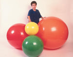 Fabrication Enterprises CanDo Inflatable Exercise Ball, Red, 38" (95 cm) - 30-1806 - 1 Each