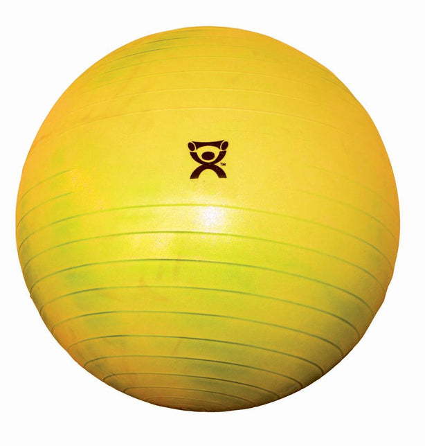 Fabrication Enterprises CanDo Inflatable Exercise Ball, Deluxe ABS, Yellow, 18" (45 cm) - 30-1851 - 1 Each