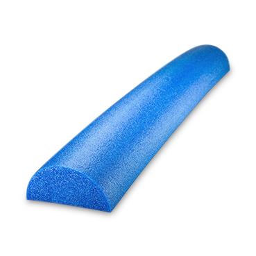 Fabrication Enterprises PE Foam Roller, Blue, Half Round, 6" x 36" - MDSP302152