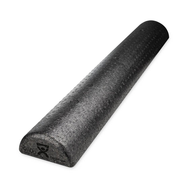 Fabrication Enterprises CanDo Extra-Firm Composite Foam Roller, Black, Half Round, 6" x 36" - 30-2290 - 1 Each