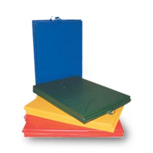 Fabrication Enterprises CanDo Exercise with Handles Center-Fold Polyurethane Mat, 2" Thick - 38-0204 - 1 Each