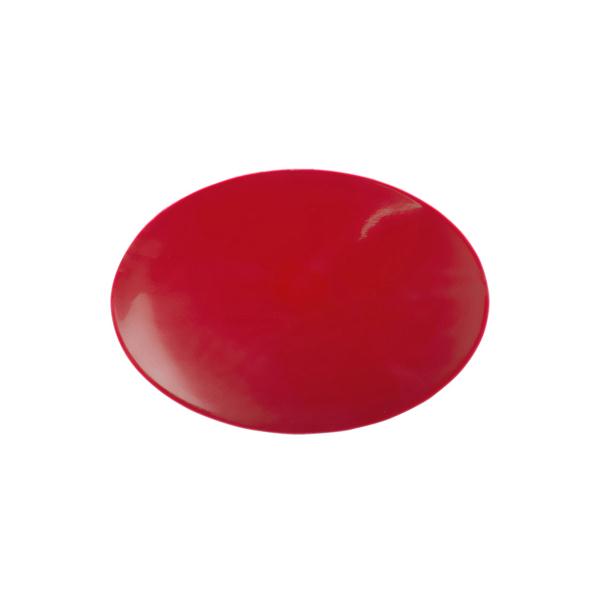 Fabrication Enterprises Dycem Material Circular Nonslip Pad, Red, 8.5" - 50-1597 - 1 Each