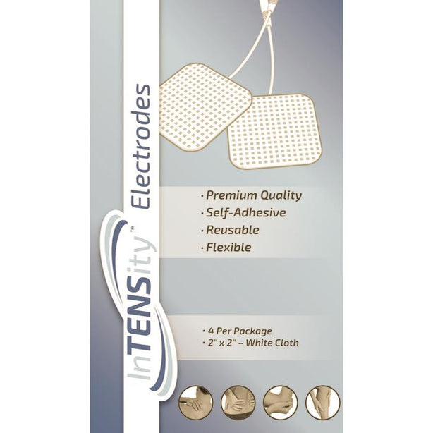 Compass Health Brands InTENSity Cloth Electrodes EP2020WC2-INTM 4.0 Each-MDL-MDSS2X2CPK