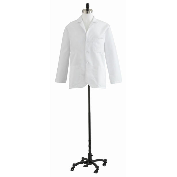 Poplin 80% Polyester/20% Cotton Consultation Lab Coat, White, Size 50, Medline - MDT10WHT50E - 1 Each