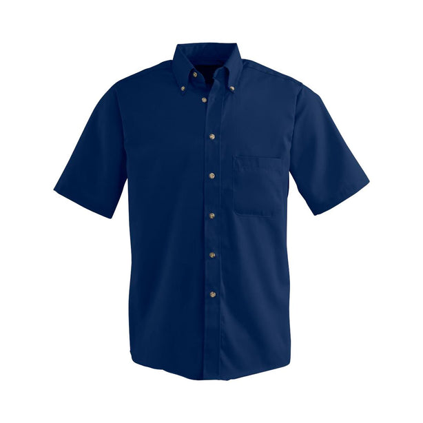 Edwards Garment CO Short Sleeve Work Men's Short-Sleeve Poplin Shirt, Wine, 3XL - MDT1230636 - 1 Each