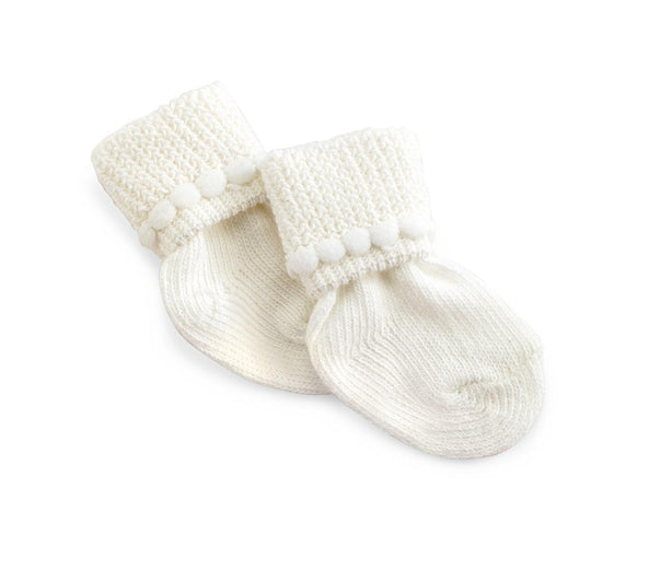 Medline Infant Booties - MDT211433W - 1 Each - MDL-MDT211433WH