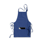 Edwards Garment Co 3 Pocket Tied Bib Apron 9002 - 014 - 1.0 Each