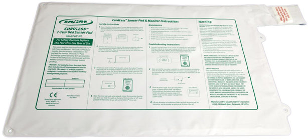 Smart Caregiver Smart Caregiver Cordless Alarm Pads GBT-WI - 1.0 Each