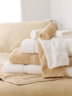 Feels Like Home Sheets 100% Cotton Bath Towel, 20 lb. (9.1 kg), 30" x 60" (76.2 cm x 1.5 m), Beige - B878-U-VBG-1-6000 - 12 Each