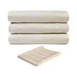 Golden Mills Feels Like Home Reverse Feels-Like-Home-Reversible Sateen Contour Sheet, T250, 1" Stripe, 60" x 80" x 14" - SHGSBAF60X80X14 - 12 Each
