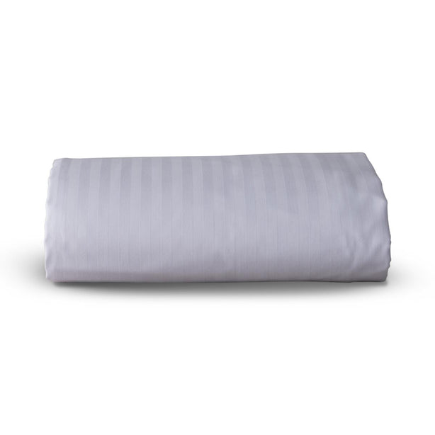 THOMASTON MILLS T-250 Satin Stripe Flat Sheets 911717-101 12 Each - MDL-MDTFS8B20WK