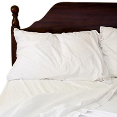Thomaston Mills by Percale Pillowcase, White, 42" x 36" - MDTPC5P36WHI