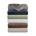 Golden Mills 100%-Brushed-Polyester Ultra-Plush Fleece Blanket, Brown, Size King, 102" x 90" - BLKGG102X90 - 1 Each