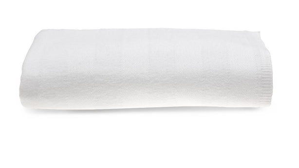 Herringbone Spread Blankets - MDTSB4B30WHI - 1 Each - MDL-MDTSB4B30WHI