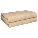 Spread Blanket, 66" x 90", 3.7 lb., Natural, Santa Clara - 102906 -Twin Nat - 1 Each