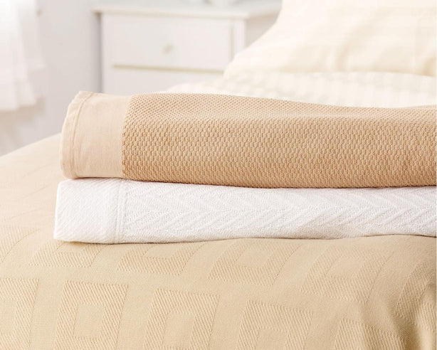 100% Cotton Magnificence Spread Blankets - MB01647LN04 - 2 Each - MDL-MDTSB8C46LINF