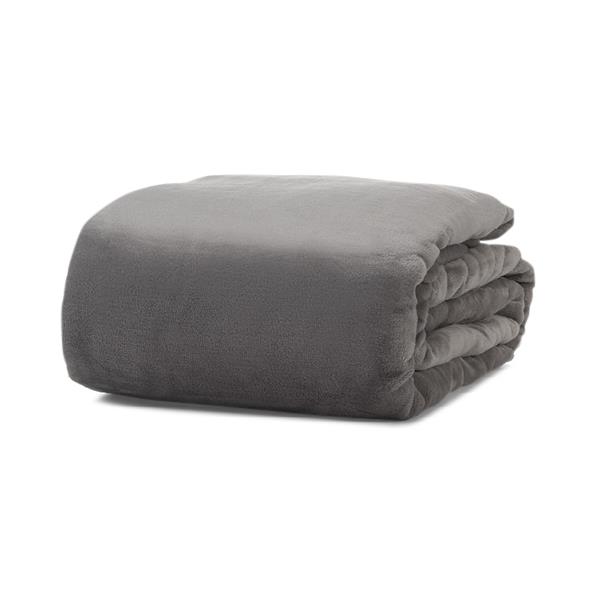 Golden Mills Fleece Blanket BLKGG66X90 PLATINUM - 1.0 Each
