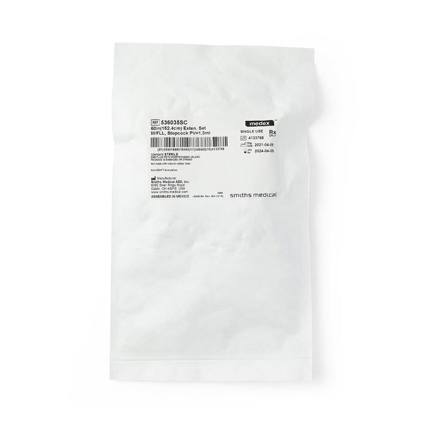 Smiths Medical Small-Bore Medfusion Extension Set, 1.0 mL, Approximate Priming Value 60" - 536035 - 1 Each