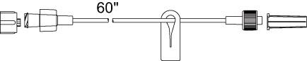Smiths Medical Smith Medical Microbore Extension Sets 536040C - 50.0 Each - MDL-MDX536040C