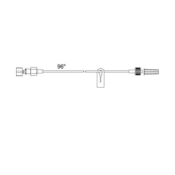 SMITHS MEDICAL Smiths Medical Standard-Bore Extension Sets 539635 1 Each - MDL-MDX539635H