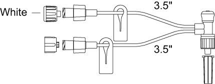 SMITHS MEDICAL Smith Medical Mini Bifuse Extension Set MBF27DTL 1 Each - MDL-MDXMBF27DTLH