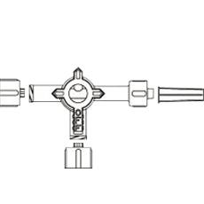 Smiths Medical Smiths Medical 4-Way Stopcocks MX4341L 50.0 Each-MDL-MDXMX4341L
