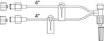 Smiths Medical Ultra Small-Bore IV Extension Set with Y-Type Tubing, 6" - MX453H2L - 50 Each