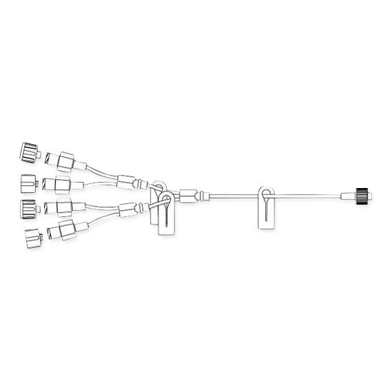 SMITHS MEDICAL Smiths Medical Standard-Bore Extension Sets QF140 1 Each - MDL-MDXQF140H