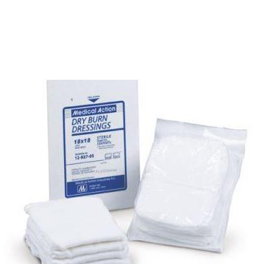 Owens Minor Dry Burn Dressing, 18 Ply, 36" x 36" - 12-918-72 - 20 Each