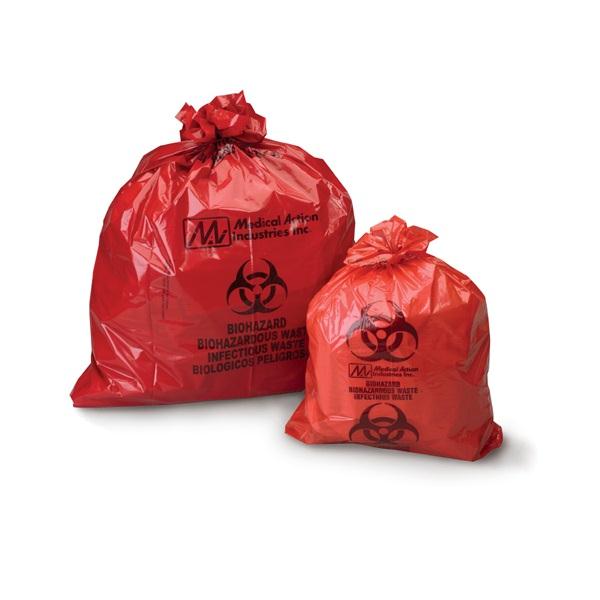 Biohazardous Waste Bags - 47-43 - 100 Each - MDL-MEB4743