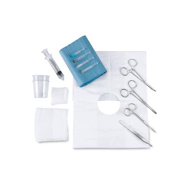 Laceration Kit with Needles and Syringes, Kits/Trays - 68717 - 20 Each