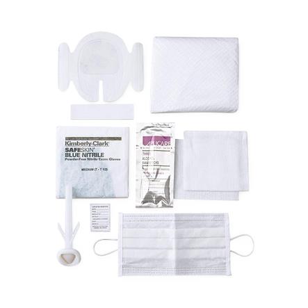 Owens Minor Trays Central Line Dressing Kit with CHG and Tegaderm - 70441C - 20 Each