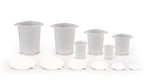 Inteplast and Lids Tri-Pour Graduated Beaker, Polypropylene, Clear, 1,000 mL - PB5935-1K0 - 100 Each