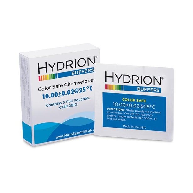 Micro Essential Laboratory Inc Hydrion Buffer Chemvelope Color Safe 2810 - 5.0 Each