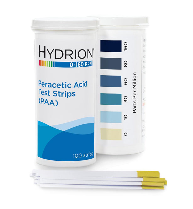 Peracetic Acid test paper - PAA-160 - 6 Each - MDL-MEOPAA160