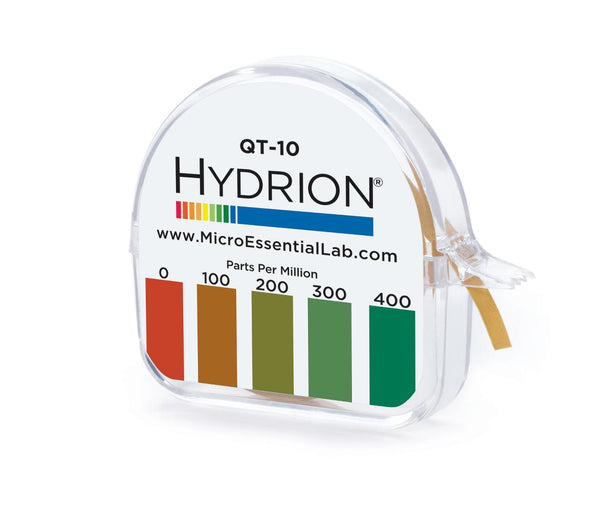 Micro Essential Laboratory Inc Hydrion Quaternary Test Paper QT-10 - 10.0 Each - MDL-MEOQT10