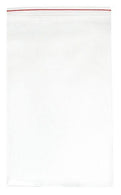 4 Mil Plain Premium Red Line Bag with Double Zipper - MGRL4P1424 - 250 Each - MDL-MGIMGRL4P1424