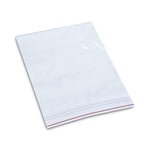 Minigrip Plain Red Line Zipper MGRL2P0810 Premium Redline Reclosable Poly Bag, Clear, 8" x 10", 2 Mil - MDL-MGISBE2R810Z - 100 Each