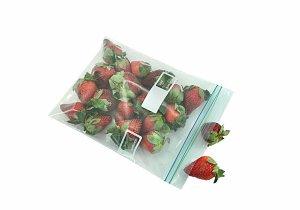 Inteplast ColorZip Reclosable Bag, Quart Freezer, Double Zipper, Blue Tint - MGDZ270Q - 300 Each