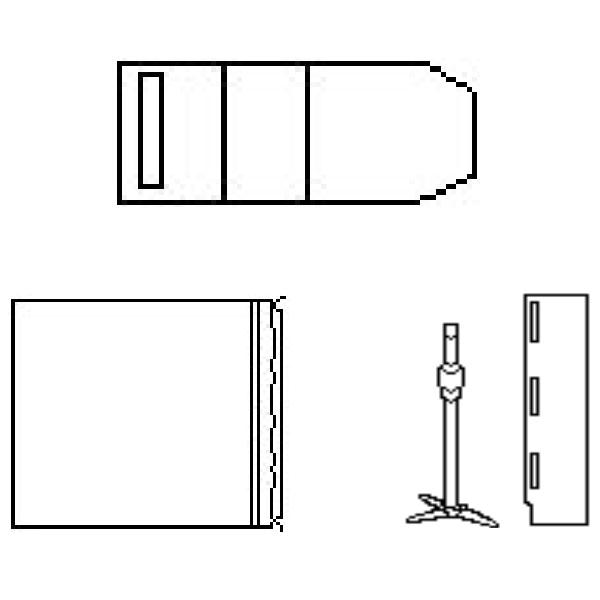 Advance Medical Designs Microscope Drape, Sterile, 16" x 80" - 05-MP1680 - 10 Each