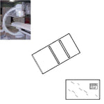 Advance Medical Designs C-Arm Drape with Poly Straps, Size XL, 46" x 120" - 07-CA118 - 1 Each