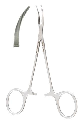 Jacobson Micro Mosquito Hemostatic Forceps, Curved, Extra Delicate, 5", Miltex - 17-2602 - 1 Each
