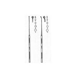 Integra LifeSciences 19-276 Miltex Buck Angled Ear Curette, 6.5", Sharp, Size 2 - MDL-MIL19276 - 1 Each
