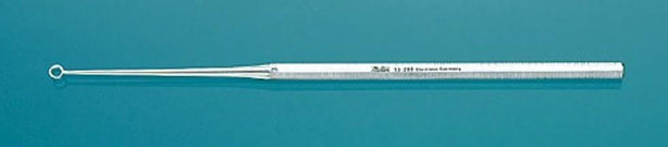 Integra LifeSciences 19-288 Miltex Buck Straight Ear Curette, 6.5", Blunt, Size 3 - MDL-MIL19288 - 1 Each