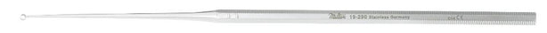 Integra LifeSciences 19-290 Miltex Buck Angled Ear Curette, 6.5", Blunt, Size 00 - MDL-MIL19290 - 1 Each