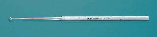 Integra LifeSciences 19-296 Miltex Buck Angled Ear Curette, 6.5", Blunt, Size 1 - MDL-MIL19296 - 1 Each