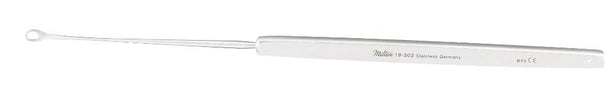 Integra LifeSciences 19-302 Miltex Buck Ear Curette, 6", Shapleigh, Large - MDL-MIL19302 - 1 Each